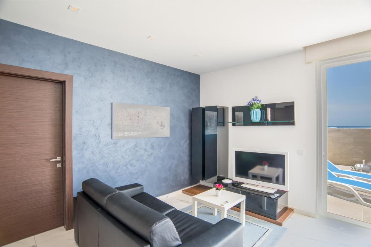 The Sea-Bank Villa Apartments Marsaskala Exterior foto
